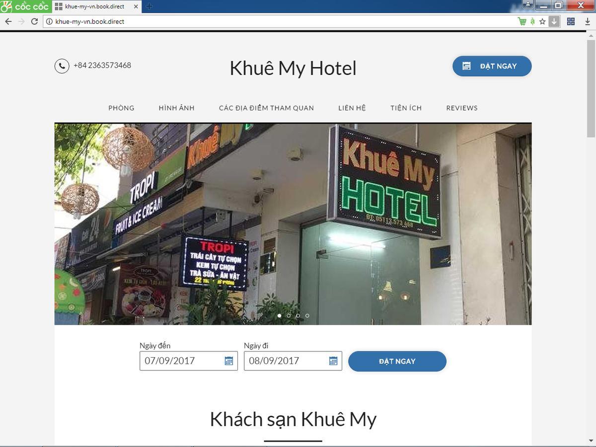 Khue My Hotel Da Nang Buitenkant foto